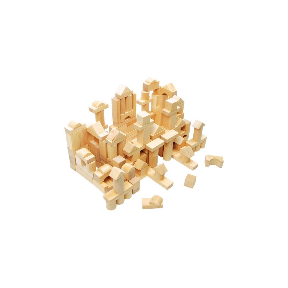 Cubetti in legno per le costruzioni - Small foot company 7073