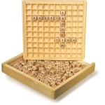 Sistemare le parole - Tavola in legno e lettere 3D
