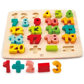 Puzzle dei numeri - numeri 3D