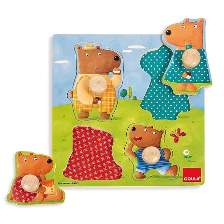 Goula 53119 Puzzle famiglia orsi