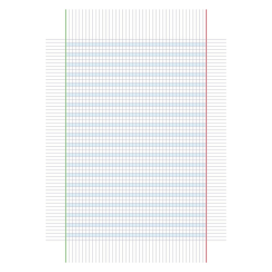 Quaderno per Disgrafia - Quadretti classe quarta e quinta: 4 mm